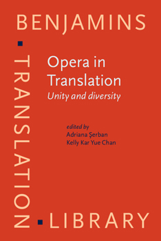 Hardcover Opera in Translation (Benjamins Translation Library) Book
