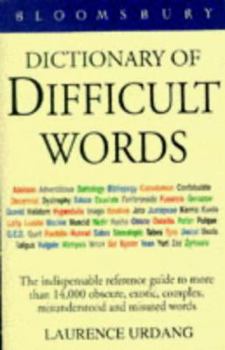 Paperback Bloomsbury Dictionary of Difficult Words Book