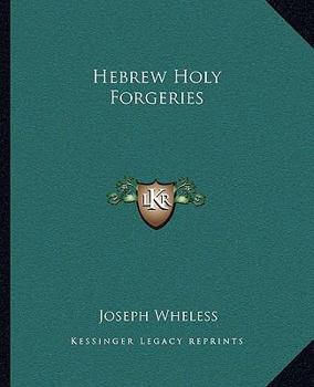 Paperback Hebrew Holy Forgeries Book