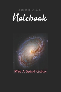 Journal Notebook: M31 The Andromeda Galaxy Spitural Blank Pages Rule Lined Journal Notebook with Black Cover Size 6in x 9in  x120 Pages for Kids or Men and Women to Write in