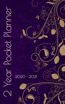 Paperback 2 Year Pocket Planner: Address/Phone Book, Emergency Numbers, Yearly/Weekly Overview, Notes Book