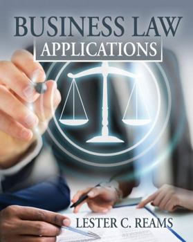 Paperback Business Law Applications Book