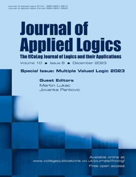 Paperback Journal of Applied Logics, Volume 10, Number 6, December 2023. Special Issue: Multiple Valued Logics 2024 Book