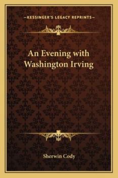 Paperback An Evening with Washington Irving Book