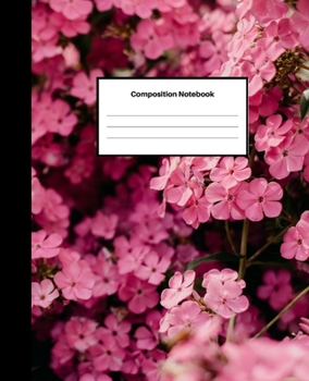 Composition Notebook: College-Ruled Blank Lined Notebook | For Girls, Boys, Teens, Kids, Adults | School Writing Notes Journal | 7.5 x 9.25 inches | 100 Pages | Red Nature Edition