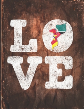 Love: Mozambique Flag Cute Personalized Gift for Mozambican Friend  2020 Calendar Daily Weekly Monthly Planner Organizer