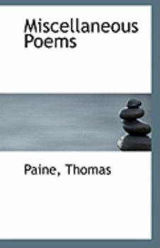 Paperback Miscellaneous Poems Book