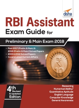 Paperback RBI Assistants Exam Guide for Preliminary & Main Exam 4th Edition Book