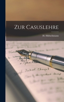 Hardcover Zur Casuslehre Book