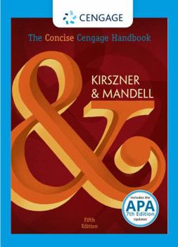 Paperback The Concise Cengage Handbook (W/ Mla9e Update Card) Book