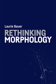 Paperback Rethinking Morphology Book