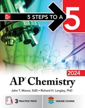 Paperback 5 Steps to a 5: AP Chemistry 2024 Book