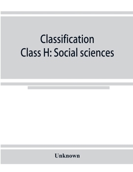 Paperback Classification. Class H: Social sciences Book