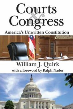 Paperback Courts and Congress: America's Unwritten Constitution Book