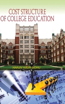 Hardcover Cost Structure of College Education Book