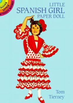 Paperback Little Spanish Girl Paper Doll Book