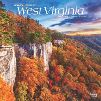 Calendar West Virginia Wild & Scenic 2025 12 X 24 Inch Monthly Square Wall Calendar Plastic-Free Book