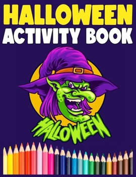 Paperback Halloween Activity Book: Halloween Word Search, Step-by-Step Drawing Guide to Draw Monsters, Cute Monsters Coloring pages, Halloween Mazes and Book