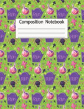 Paperback Composition Notebook: Halloween Paper Notebook Journal for Writing and Drawing at Home or School Large (8.5" x 11") 120 Pages [Large Print] Book