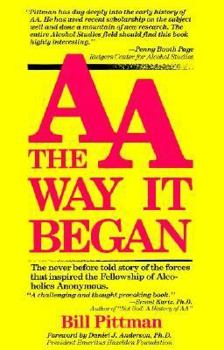 Paperback AA, the Way It Began Book