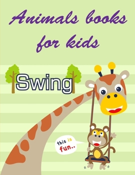 Paperback Animals Books For Kids: Christmas Coloring Book for Children, Preschool, Kindergarten age 3-5 Book