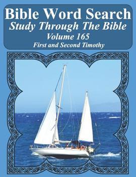 Paperback Bible Word Search Study Through The Bible: Volume 165 First and Second Timothy [Large Print] Book