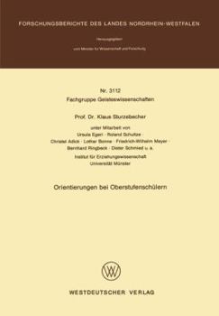 Paperback Orientierungen Bei Oberstufenschülern [German] Book