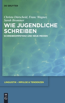 Hardcover Wie Jugendliche schreiben [German] Book