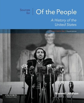 Paperback Sources for of the People: Volume II: Since 1865 Book
