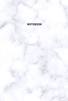 Paperback Marble Notebook: White Gray Marble Composition Book Journal Diary For Kids Teens School With Soft Cover Book