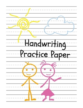 Paperback Handwriting Practice Paper: Perfect Writing Paper With Dotted Line For Kids. Book