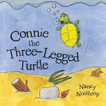 Paperback Connie the Three-Legged Turtle Book