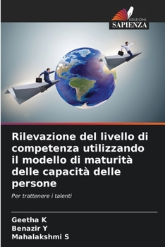 Paperback Rilevazione del livello di competenza utilizzando il modello di maturità delle capacità delle persone [Italian] Book