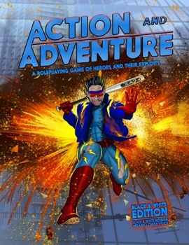 Paperback Action and Adventure RPG (B&W) Book