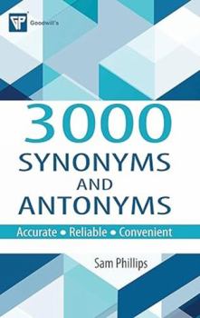 Paperback 3000 Synonyms And Antonyms (English Improvement For Success) Book