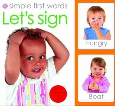 Cards Simple First Words Let's Sign Book