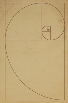 the golden ratio notebook: 6" x 9" dotted  grid bullet journal, notebook or diary,  120 pages