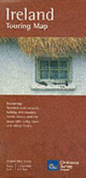 Hardcover Ireland Touring Map: Featuring Detailed Road Network, Holiday Information, Scenic Routes, and City Maps, with a City, Town, and Village Ind Book
