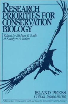 Paperback Research Priorities for Conservation Biology Book