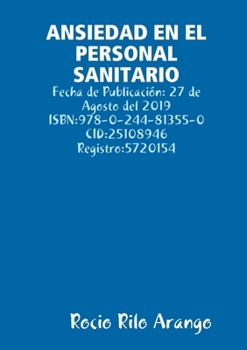 Paperback Ansiedad En El Personal Sanitario [Spanish] Book