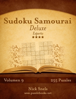 Paperback Sudoku Samurai Deluxe - Experto - Volumen 9 - 255 Puzzles [Spanish] Book