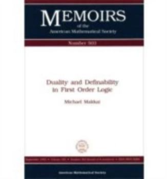 Paperback Duality and Definability in First Order Logic Book