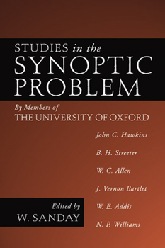 Paperback Studies in the Synoptic Problem Book