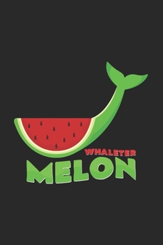 Whaleter Melon: 6x9 Fancy Design | dotgrid | dot grid paper | notebook | notes