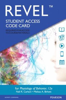 Printed Access Code Revel for Physiology of Behavior -- Access Card Book