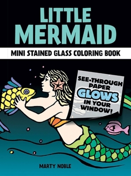 Paperback Little Mermaid Stained Glass Coloring Book
