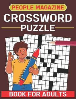 Paperback People Magazine Crossword Puzzle Book: For Adults, Engaging Puzzle with Solutions, Large Print for Easy Viewing! Book