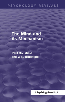 Paperback The Mind and Its Mechanism Book