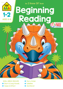 Paperback School Zone Beginning Reading Grades 1-2 Workbook Book