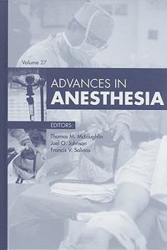 Hardcover Advances in Anesthesia, 2009: Volume 27 Book